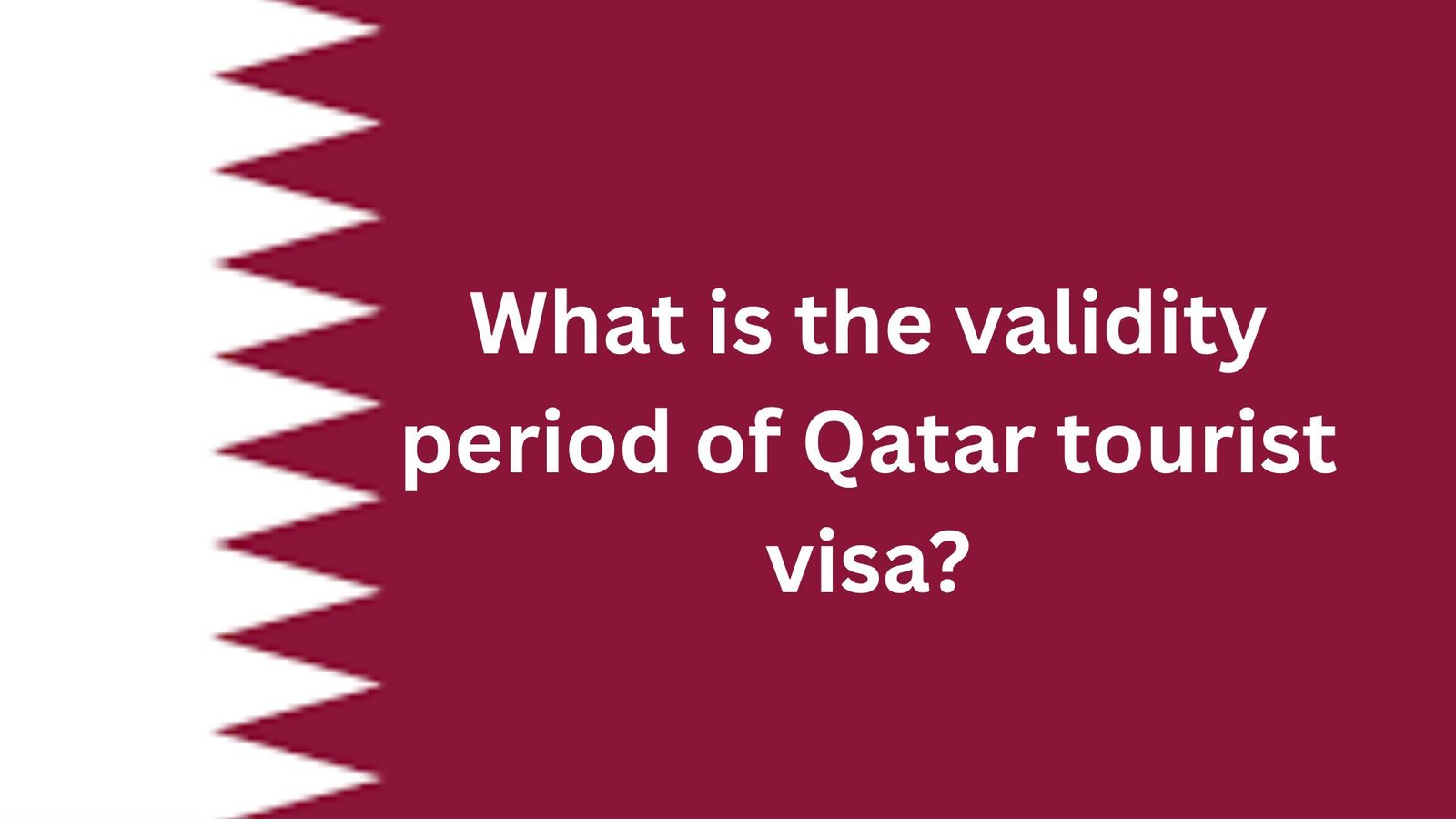 What is the validity period of Qatar tourist visa?